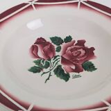 3 assiettes creuses Digoin Sarreguemines