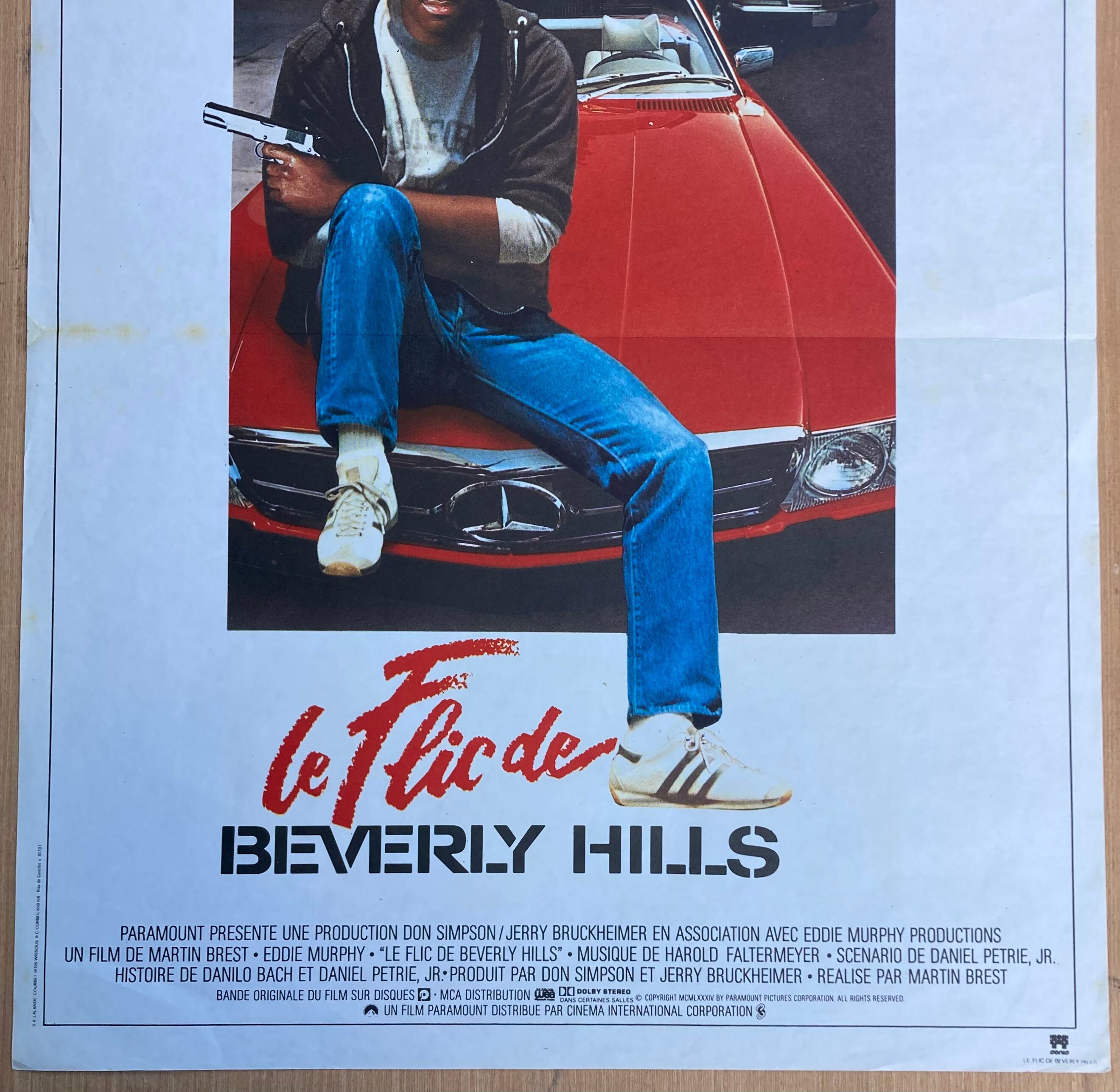 Affiche cinéma originale "Le flic de Beverly Hills" Eddie Murphy