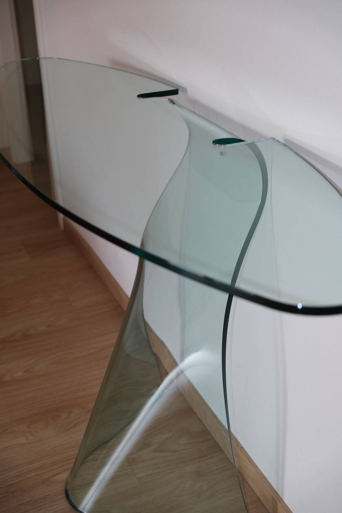 Fiam italia glass table/console – italian design