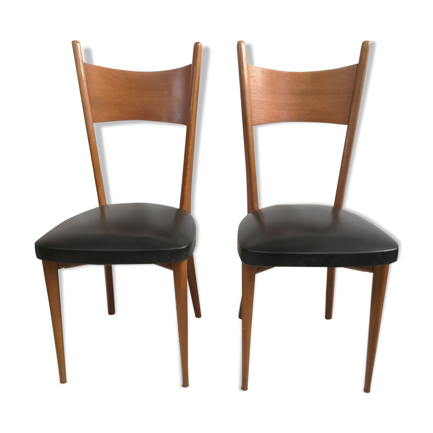 Pair of teak chairs 1950