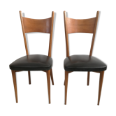 Pair of teak chairs 1950