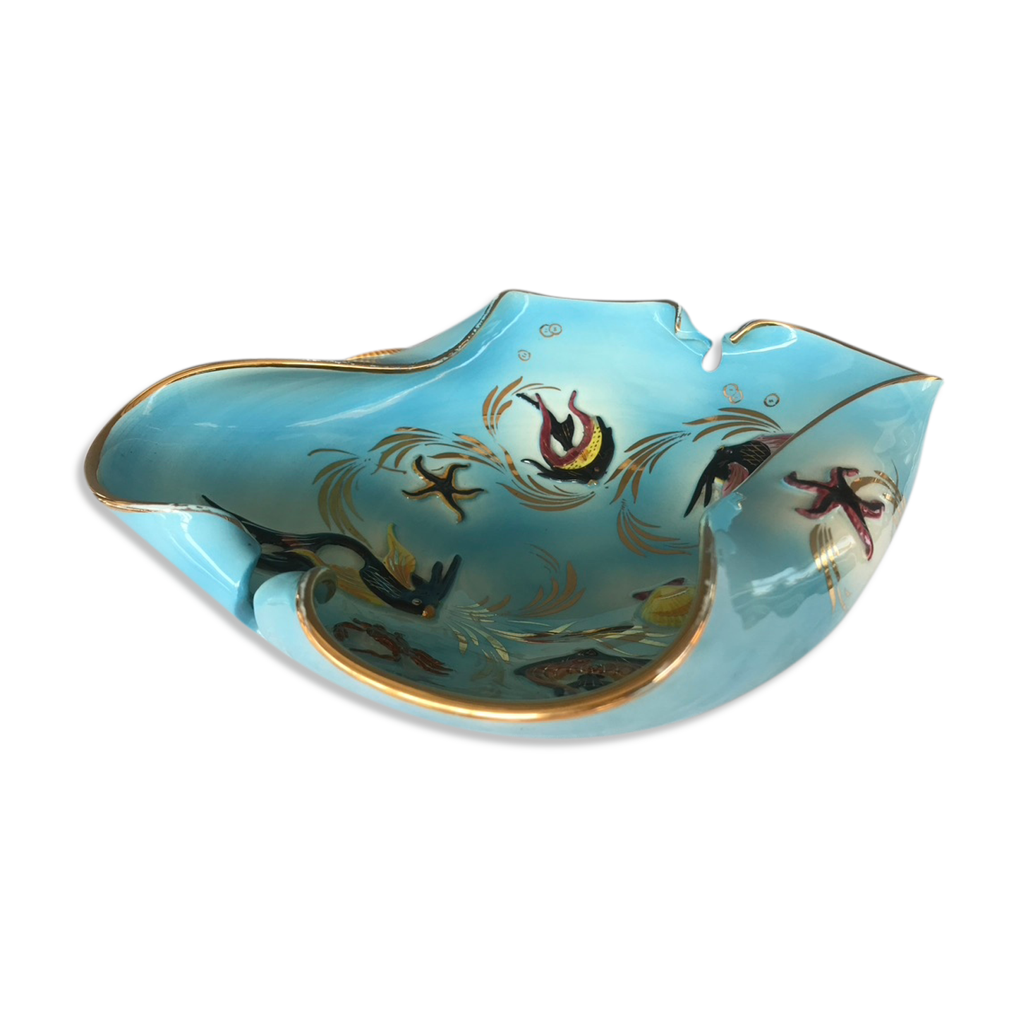 Empty cut ceramic pocket Monaco Cerazur 1950/60