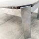 Table basse en marbre Breccia et chrome , circa  1970/80'