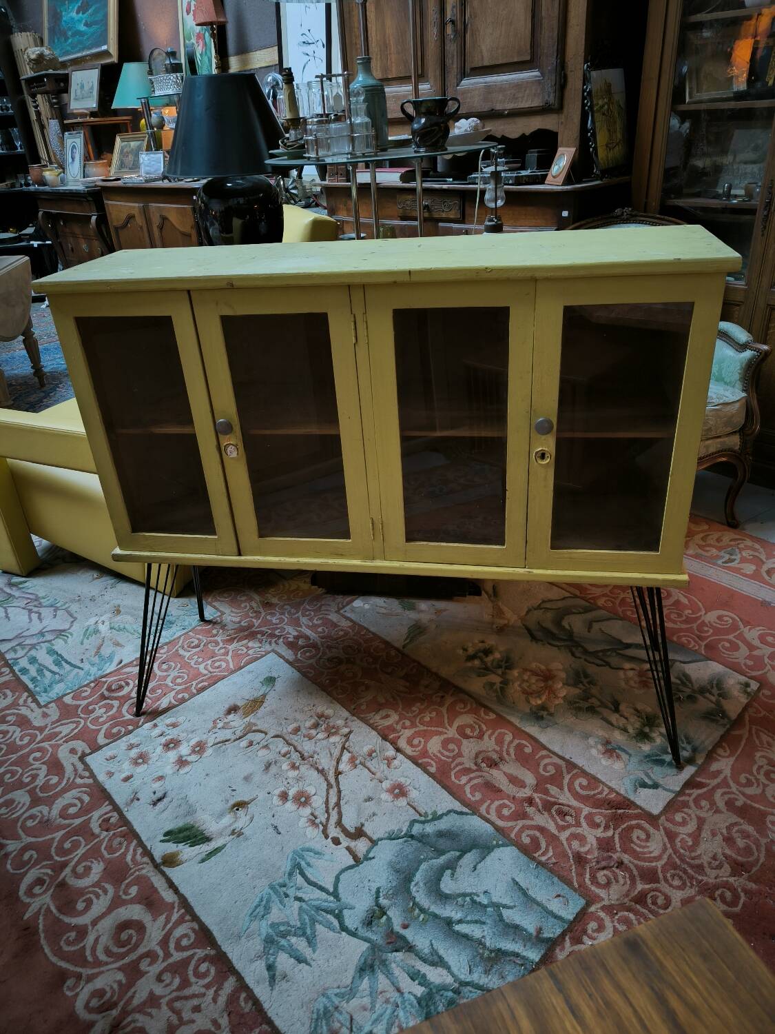 Small glass-fronted suite of rooms circa 1950