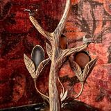 Bronze and agate sculpture