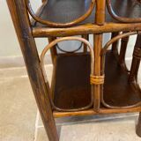 Rattan shelf
