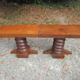 Pair of bedside tables press screws