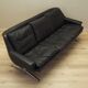 Brown leather sofa, Danish design, 1970s, designer: Werner Langenfeld, manu