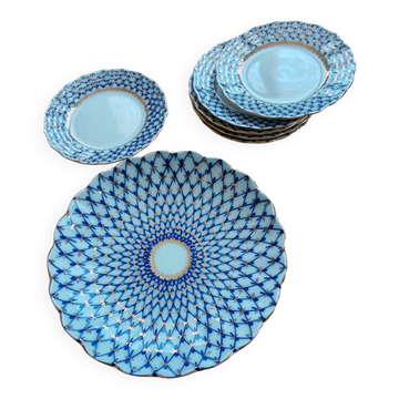 Service à dessert russe en porcelaine