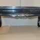 Table basse japonaise décor floral et oiseaux/vintage