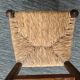 Wooden chair and straw for children