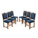 Set of six oak chairs, Danish design, 1960s, designer: Henning Kjærnulf