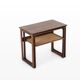 Nesting tables by Silkeborg in wood and wicker