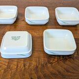 Set of 5 vintage bowls from Eva Air in porcelain from Noritake Japan