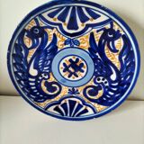 Vintage Spanish artisan plate (attributed to Talavera - Castile)