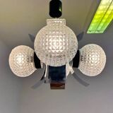 Mid-century design glass pendant - 1970s / Czechoslovakia