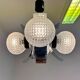Mid-century design glass pendant - 1970s / Czechoslovakia