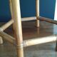 Bout de canapé. table d'appoint. bambou osier.vintage