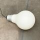 Bulb lamp, bulb on a stand or German suspension in mid-century space style by Ingo Maurer for M Design, 1960s.