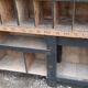 Furniture of trade wood of hardware