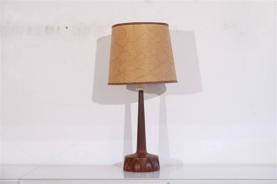 Swedish teak lamp by Tranas stilarmatur 1960