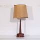 Lampe suedoise en teck de Tranas stilarmatur 1960