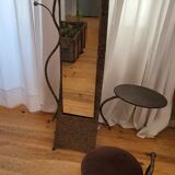 Dressing table console brutalist art