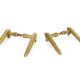 2 pairs of modernist solid brass door handles 1950–1960