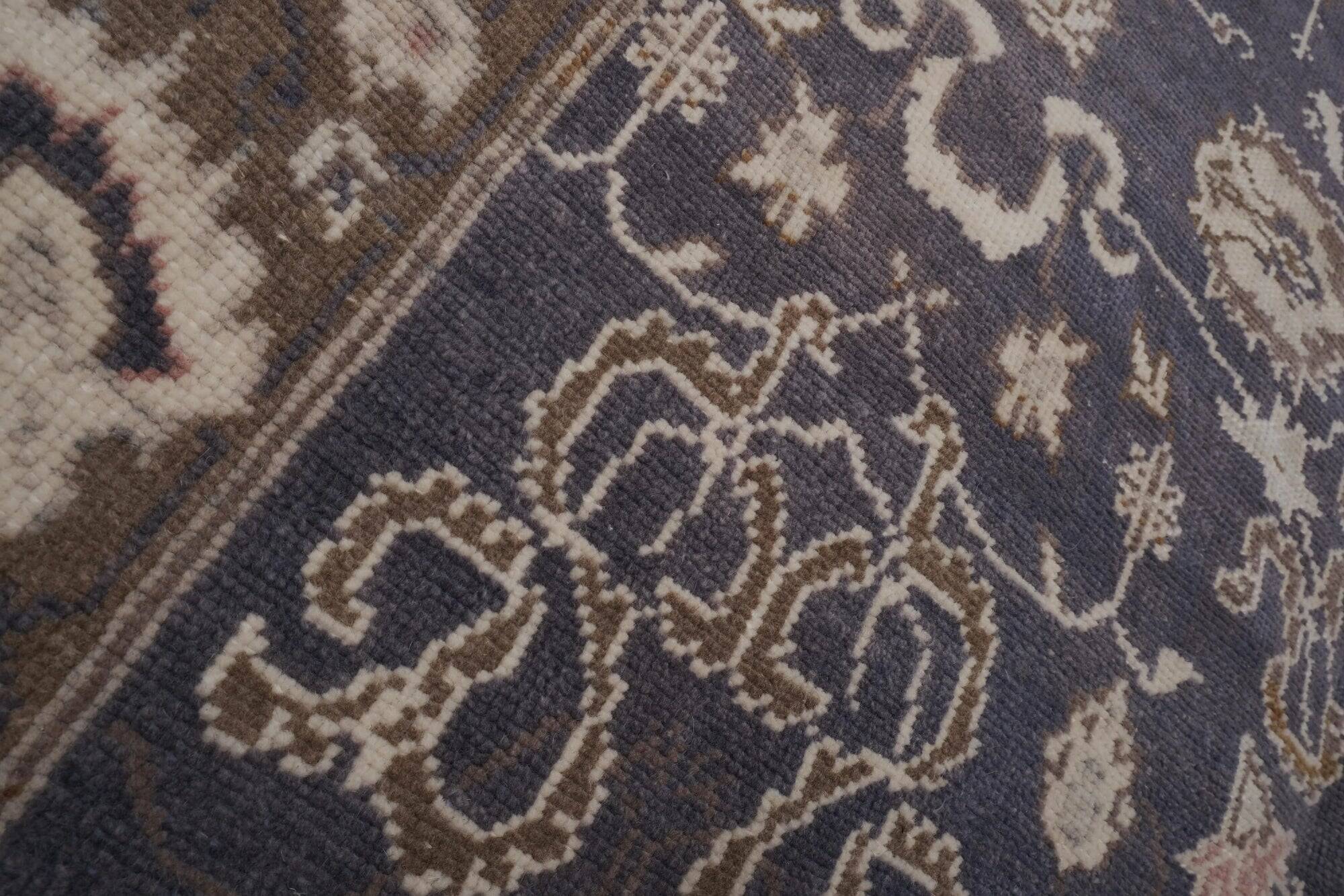 Vintage Turkish handmade rug 130x219 cm