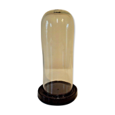 Wooden with glass globe stand