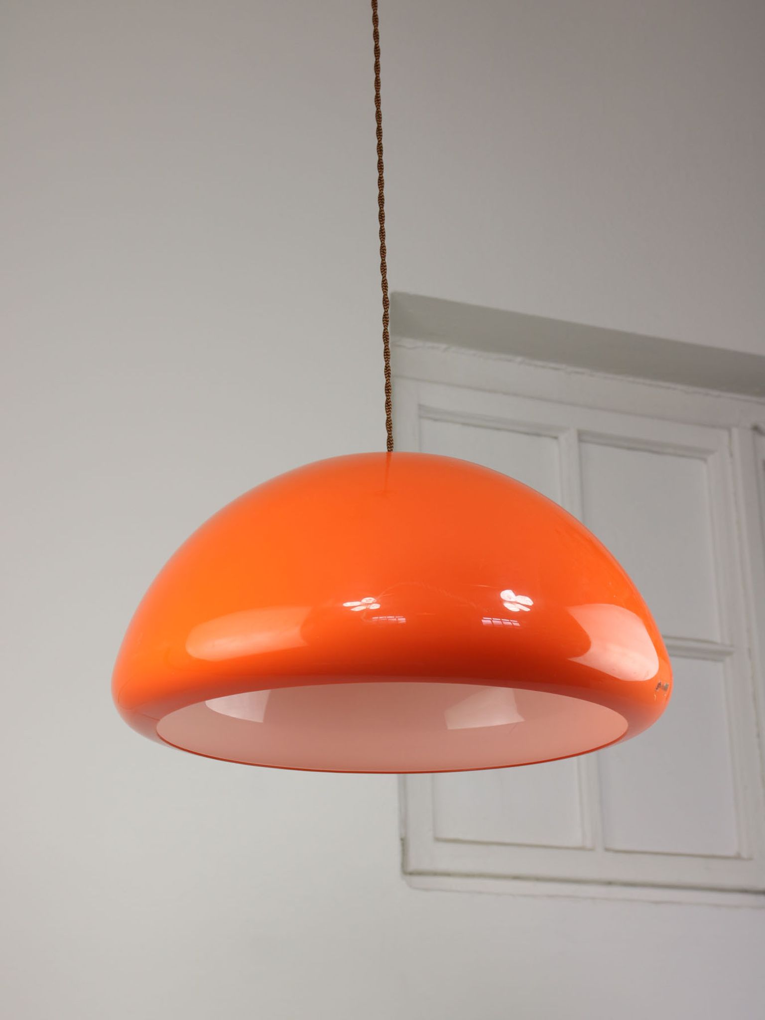 Lampe Cabras par Luigi Massoni pour Guzzini, années 1960