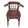 Office chair signed Baumann bistro style curved wood - 1930s
