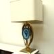 Willy Daro brass lamp, 1970s
