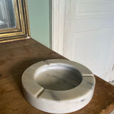 Vintage white marble ashtray