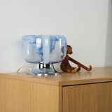 Table lamp, Murano glass, Italian design, 1970s, made in Italy