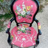 Pair of transition style armchairs