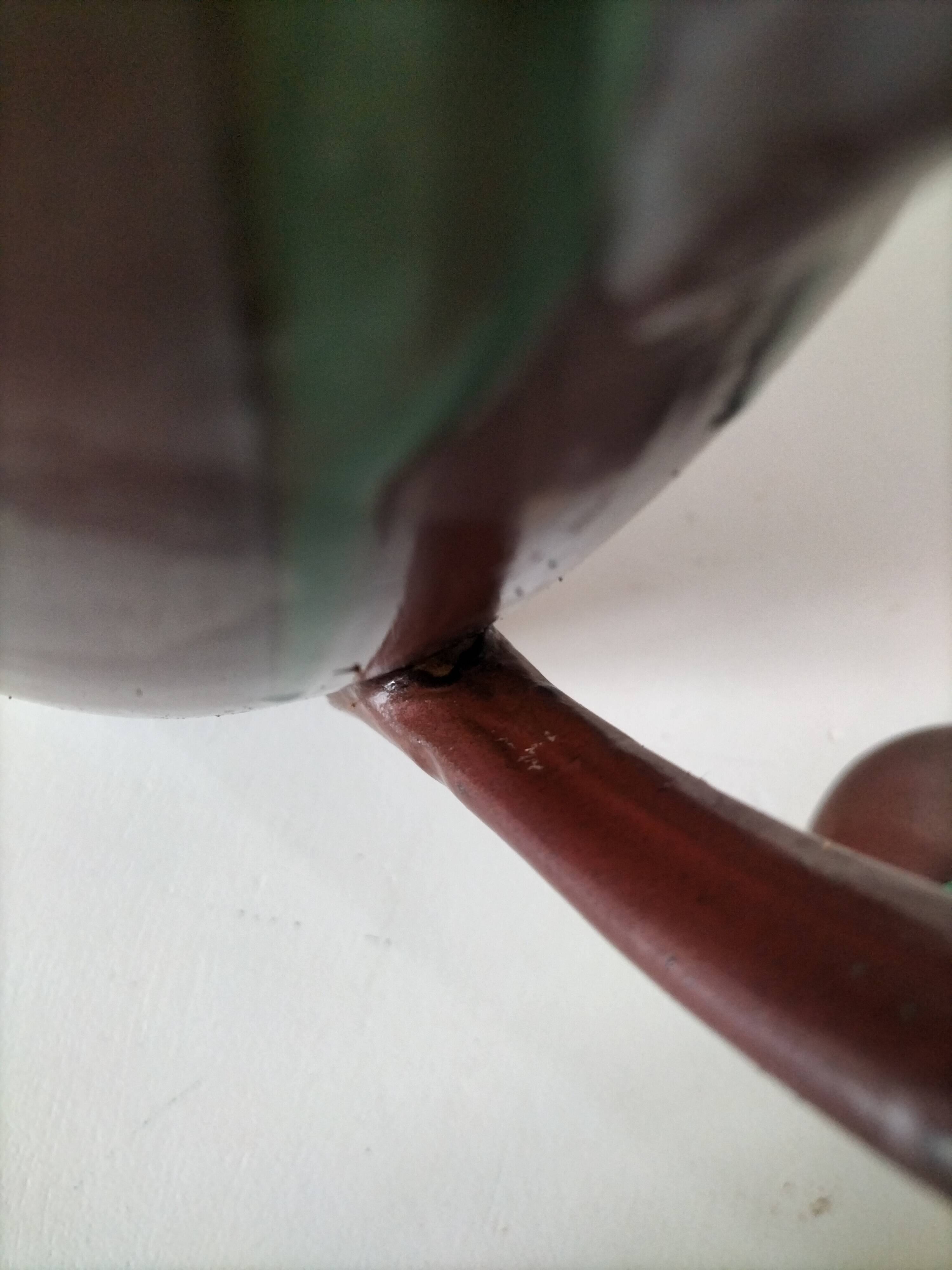 Ceramic coffee pot in red clay – artist's creation