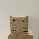 Pair of travertine cats, Fratelli Mannelli, Italy, 1970s