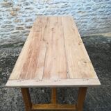 Oak farmhouse table