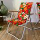 Paire de chaises de camping à fleurs vitaminées 70