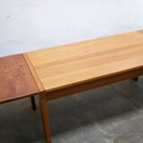 Vintage elm dining table by Maison Regain