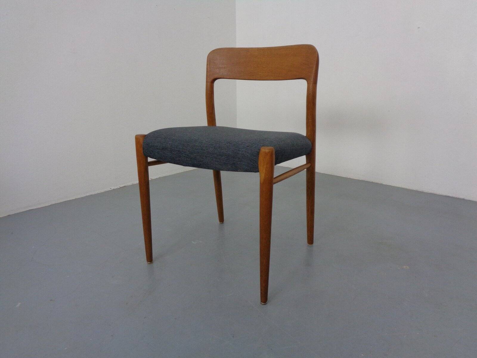 Model 75 Chair in Oak by Niels Otto Møller for J.L. Møllers, 1960s