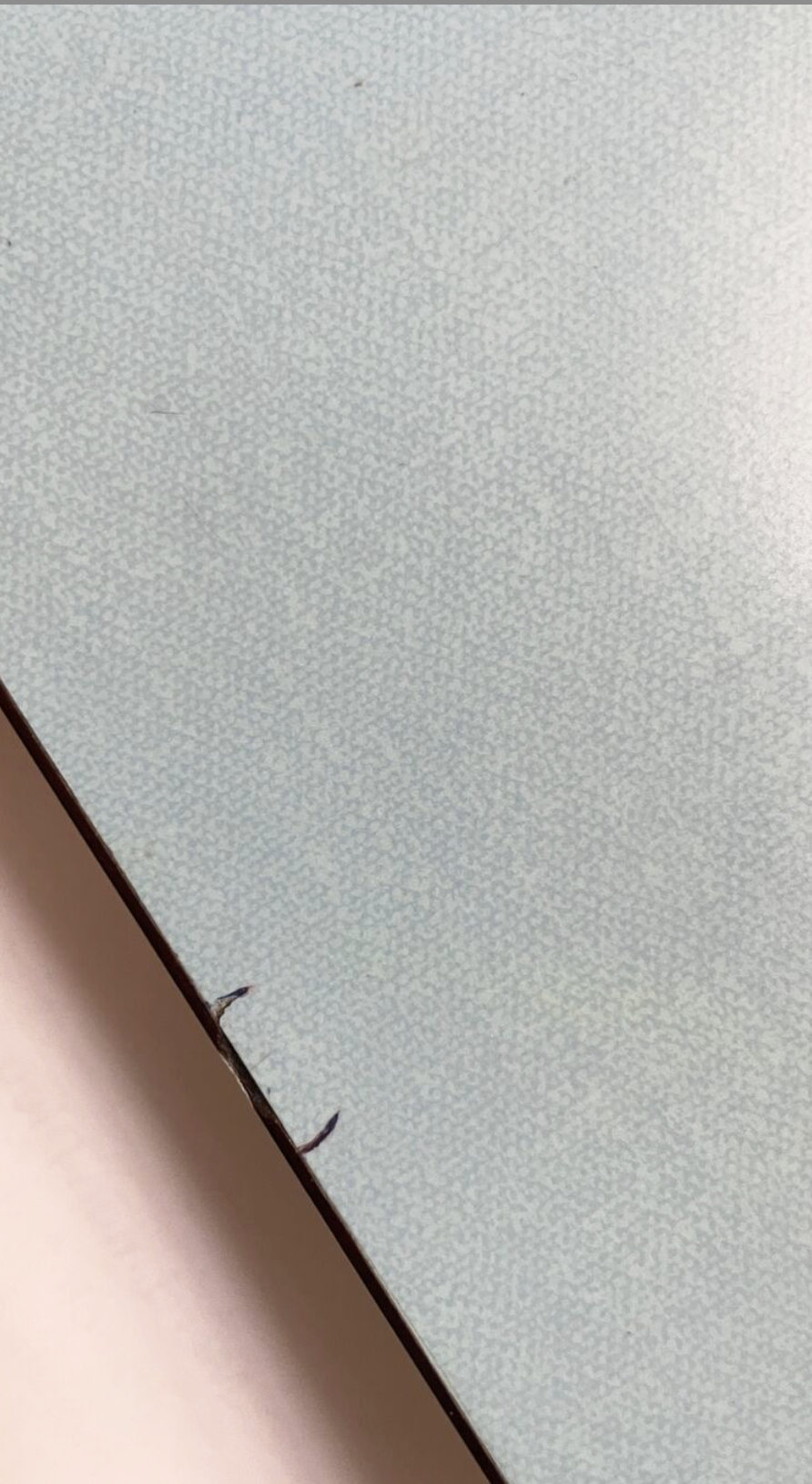 Scandinavian blue desk