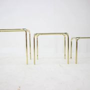 Set of three midcentury nesting tables / around 1980s
