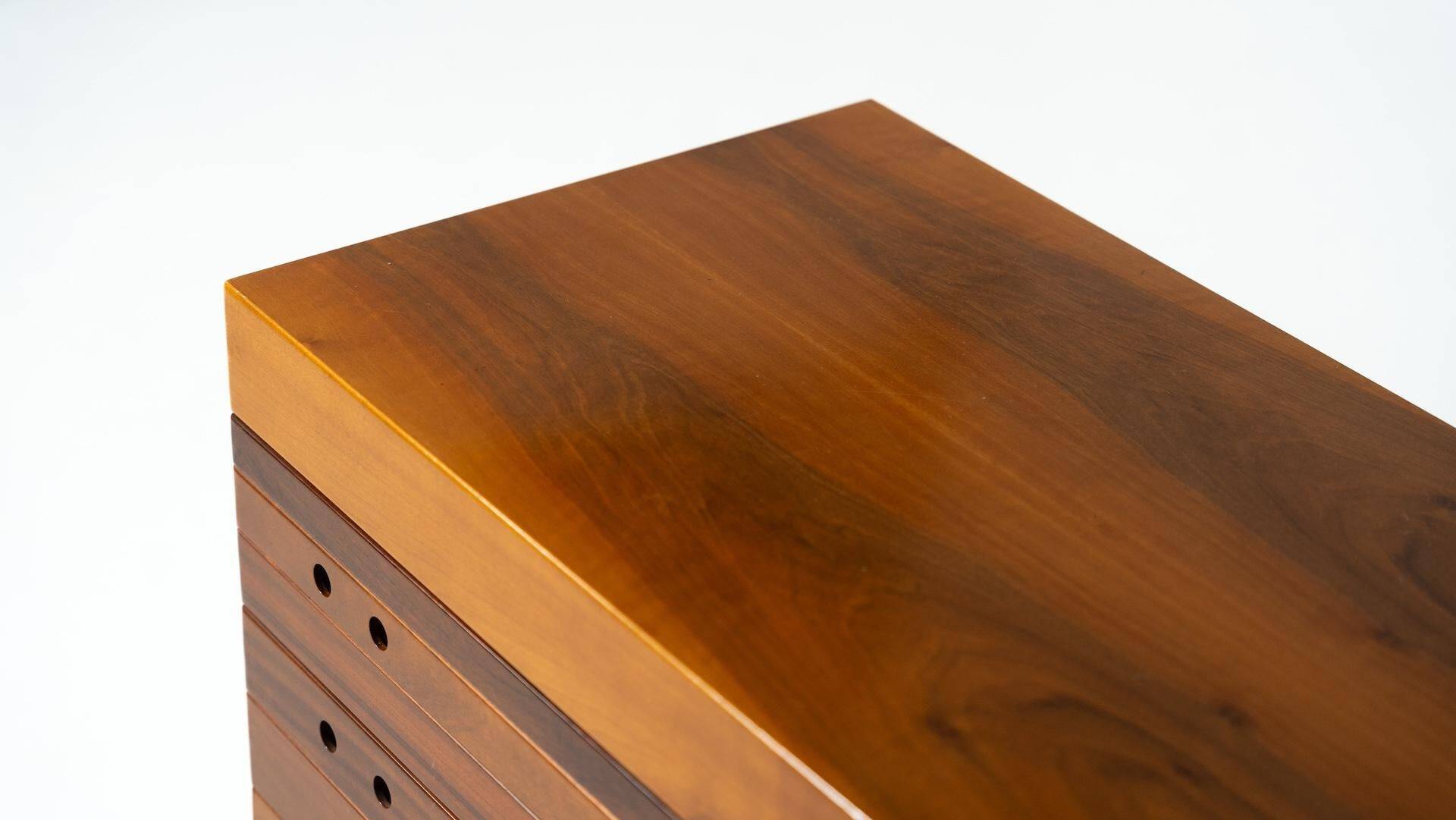 Commode du milieu du siècle, noyer, années 1960
