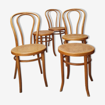 Bistro chairs and canned stools