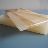 vintage Italian stone alabaster box Scaglione