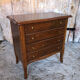 Travailleuse Commode 3 Tiroirs Bois Vintage