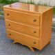 Commode art deco pied moustache 1950 avec 3 tiroirs
