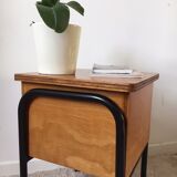Vintage boarding school bedside